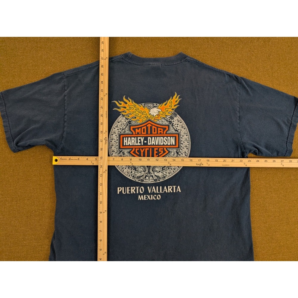 Harley-Davidson Puerto Vallarta Mexico Tshirt Adult Size XL Faded - Read - Picture 7 of 8